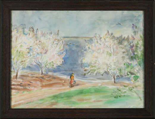 Лабас Александр Аркадьевич. Подмосковье. Яблоки цветут